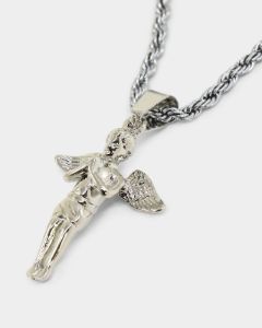 NXS Cupids Rope Necklace White Gold sold by Culture Kings
