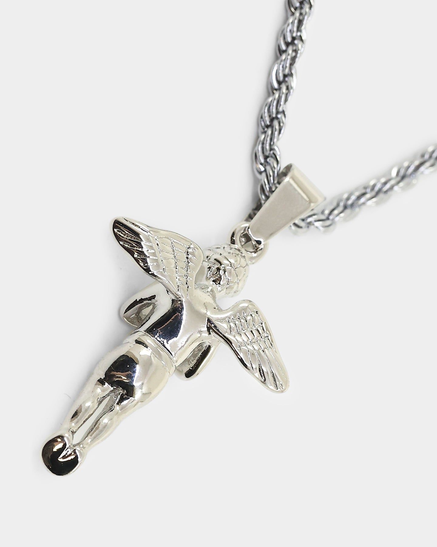 NXS Cupids Rope Necklace White Gold sold by Culture Kings product image thumbnail 5