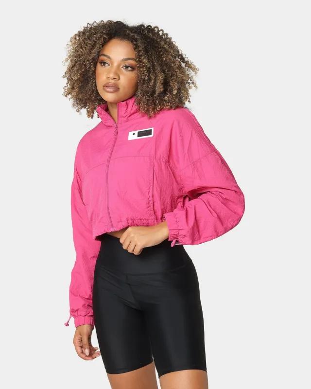 Sik Silk Women's Cropped Ruched Jacket Pink made by Culture Kings