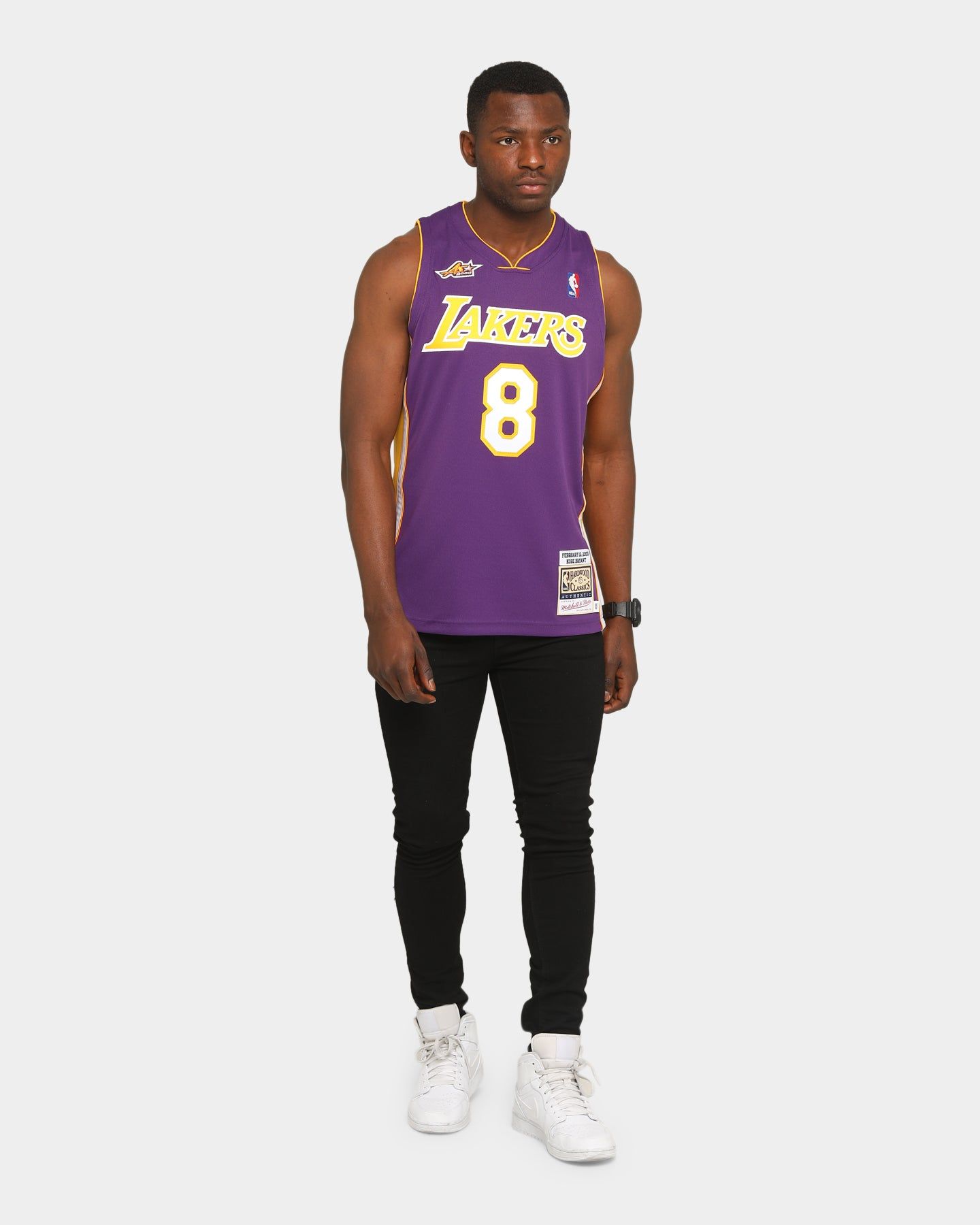 Mitchell & Ness Kobe Bryant All Star West #8 00' Authentic Los Angeles Lakers NBA Jersey Purple sold by Culture Kings product image thumbnail 2