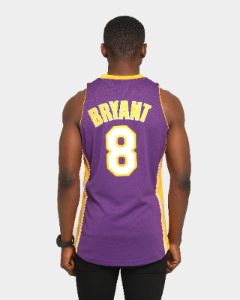 Mitchell & Ness Kobe Bryant All Star West #8 00' Authentic Los Angeles Lakers NBA Jersey Purple sold by Culture Kings