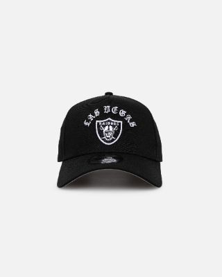New Era Las Vegas Raiders 'Gothic Arch' 9FORTY A-Frame Snapback Black/White sold by Culture Kings