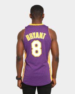 Mitchell & Ness Kobe Bryant All Star West #8 00' Authentic Los Angeles Lakers NBA Jersey Purple sold by Culture Kings
