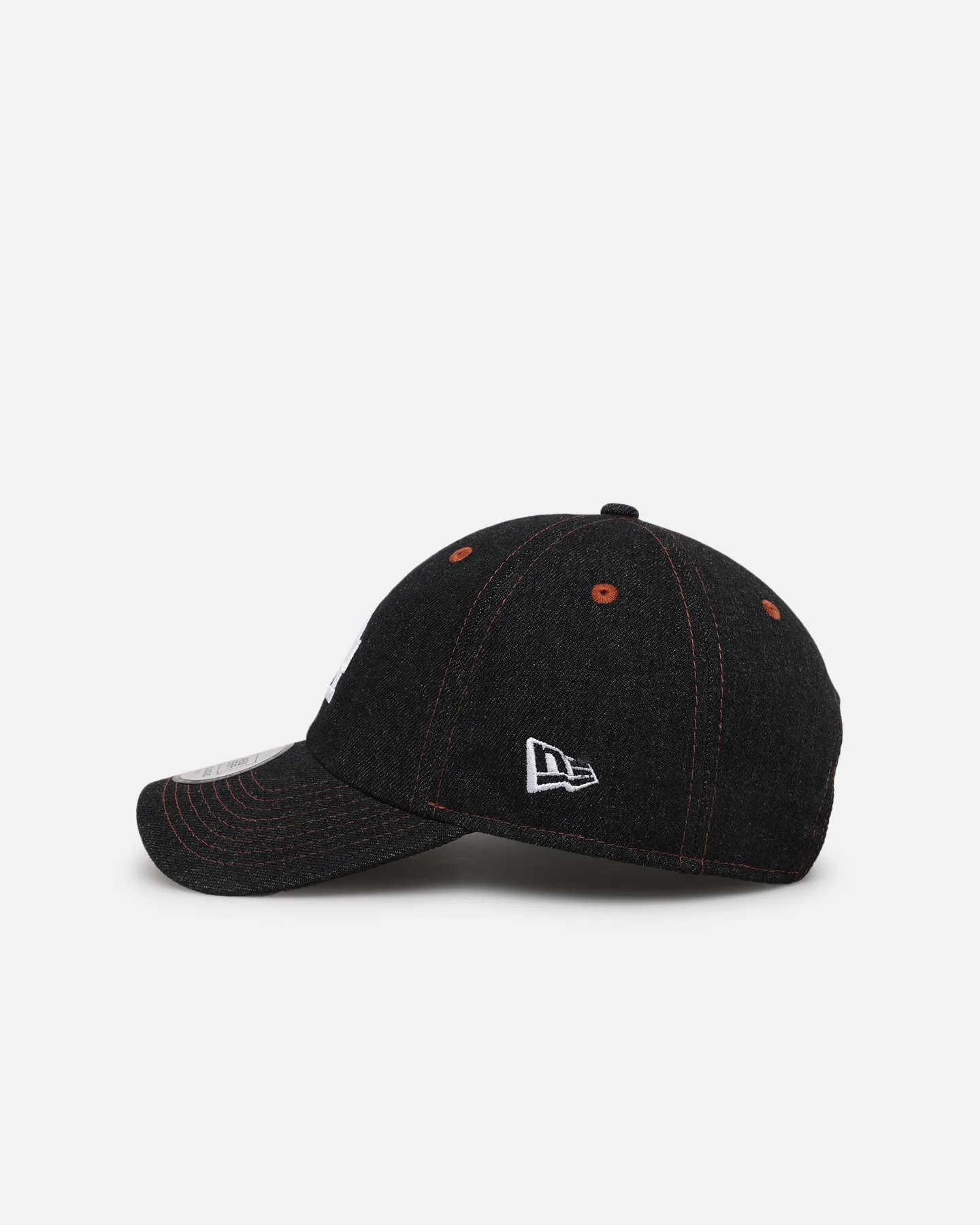 New Era Los Angeles Dodgers "Black Denim" Classic Casual Strapback Black Denim/Rust Contrast sold by Culture Kings product image thumbnail 4