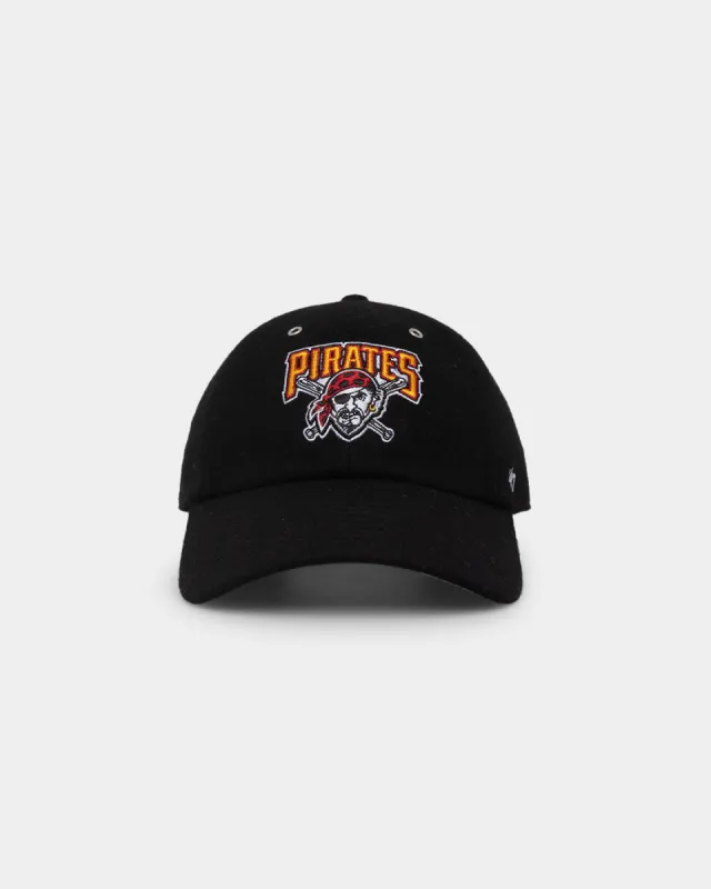 47 Brand Pittsburgh Pirates Wooly '47 Clean Up Strapback Black sold by Culture Kings