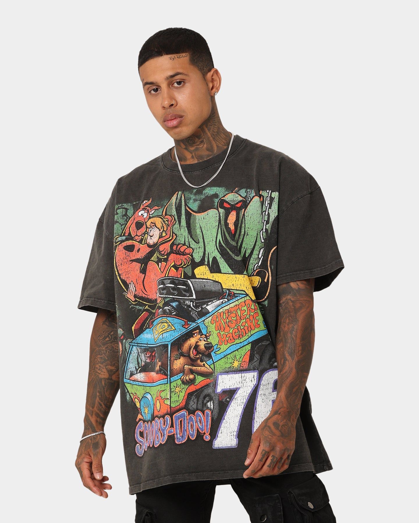 Goat Crew X Scooby-Doo Scooby-Doo Jumbo Heavyweight Vintage T-Shirt Black Wash sold by Culture Kings
