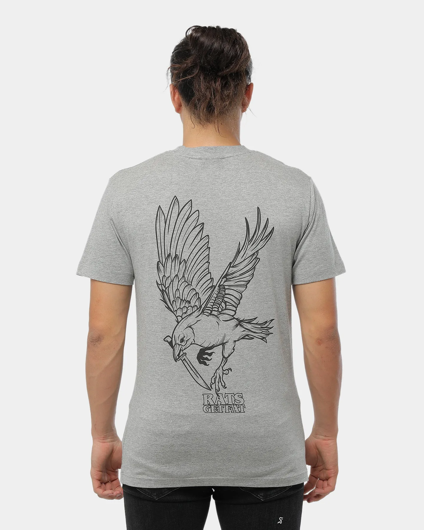Rats Get Fat Crow SS Tee Grey sold by Culture Kings product image thumbnail 2