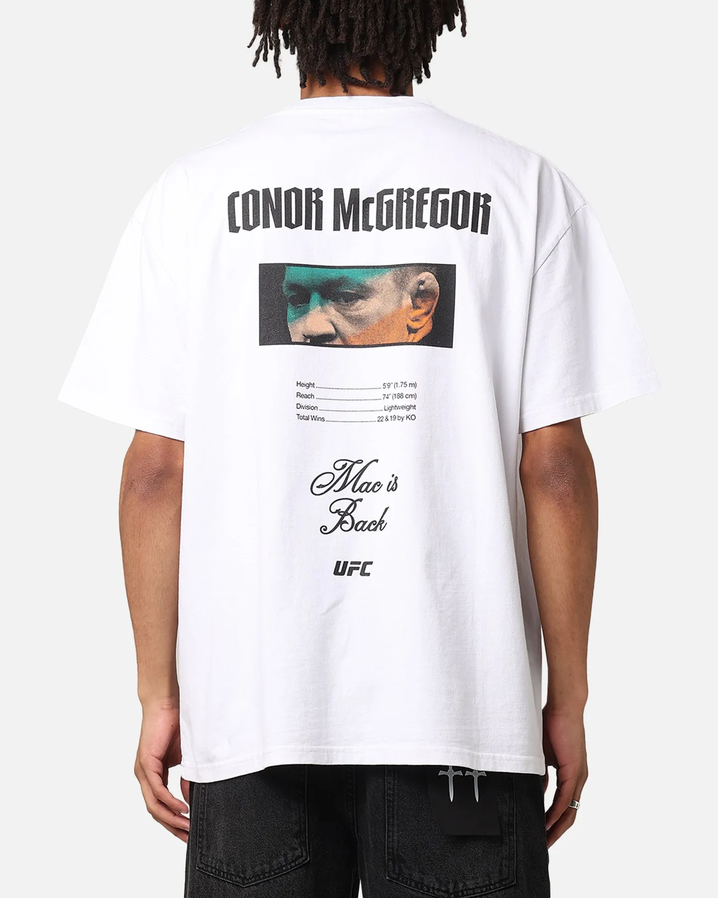 UFC By Culture Kings Conor McGregor The Notorious Heavy T-Shirt White sold by Culture Kings product image thumbnail 2