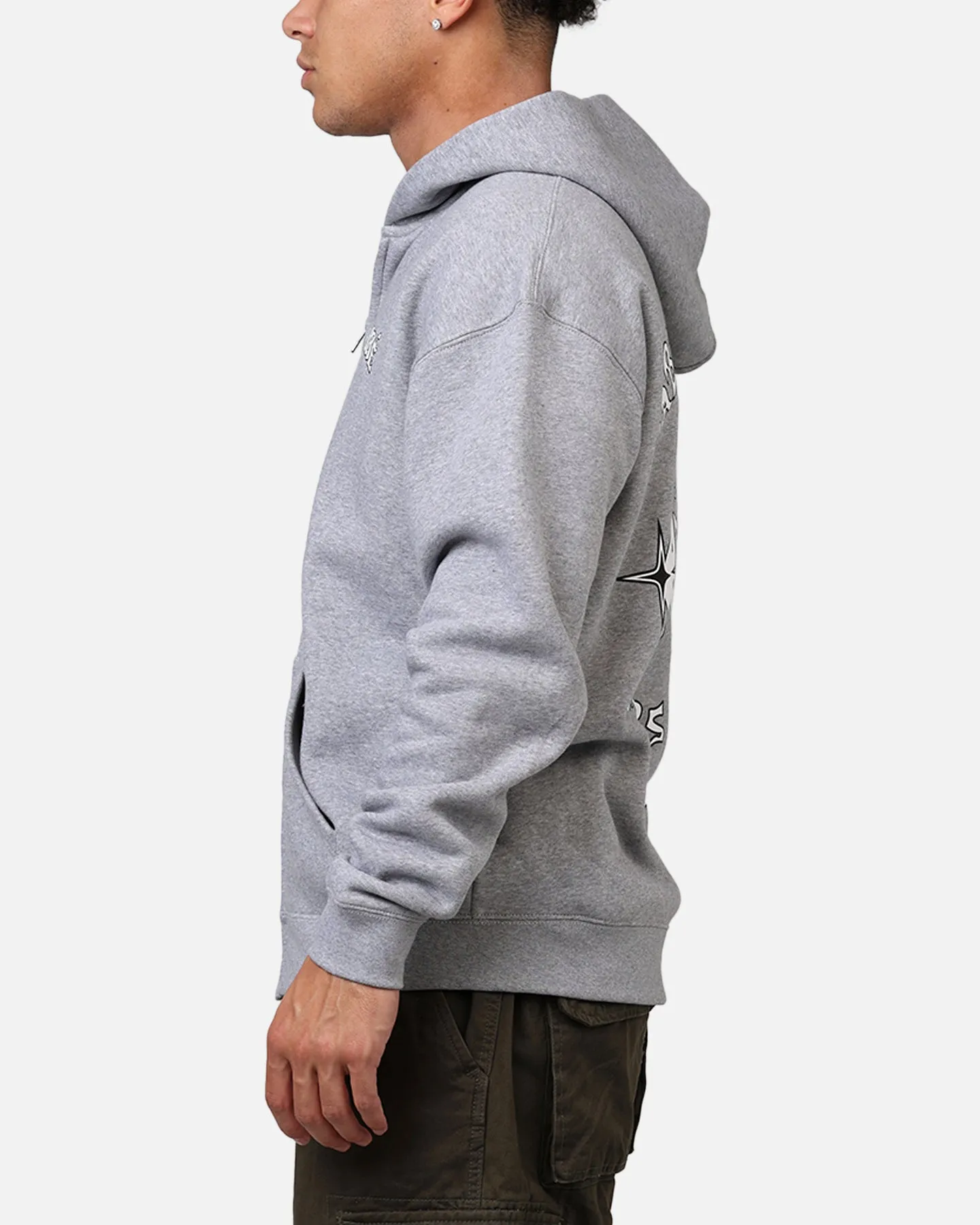Carre Members Only Zip Hoodie Grey Marle sold by Culture Kings product image thumbnail 5