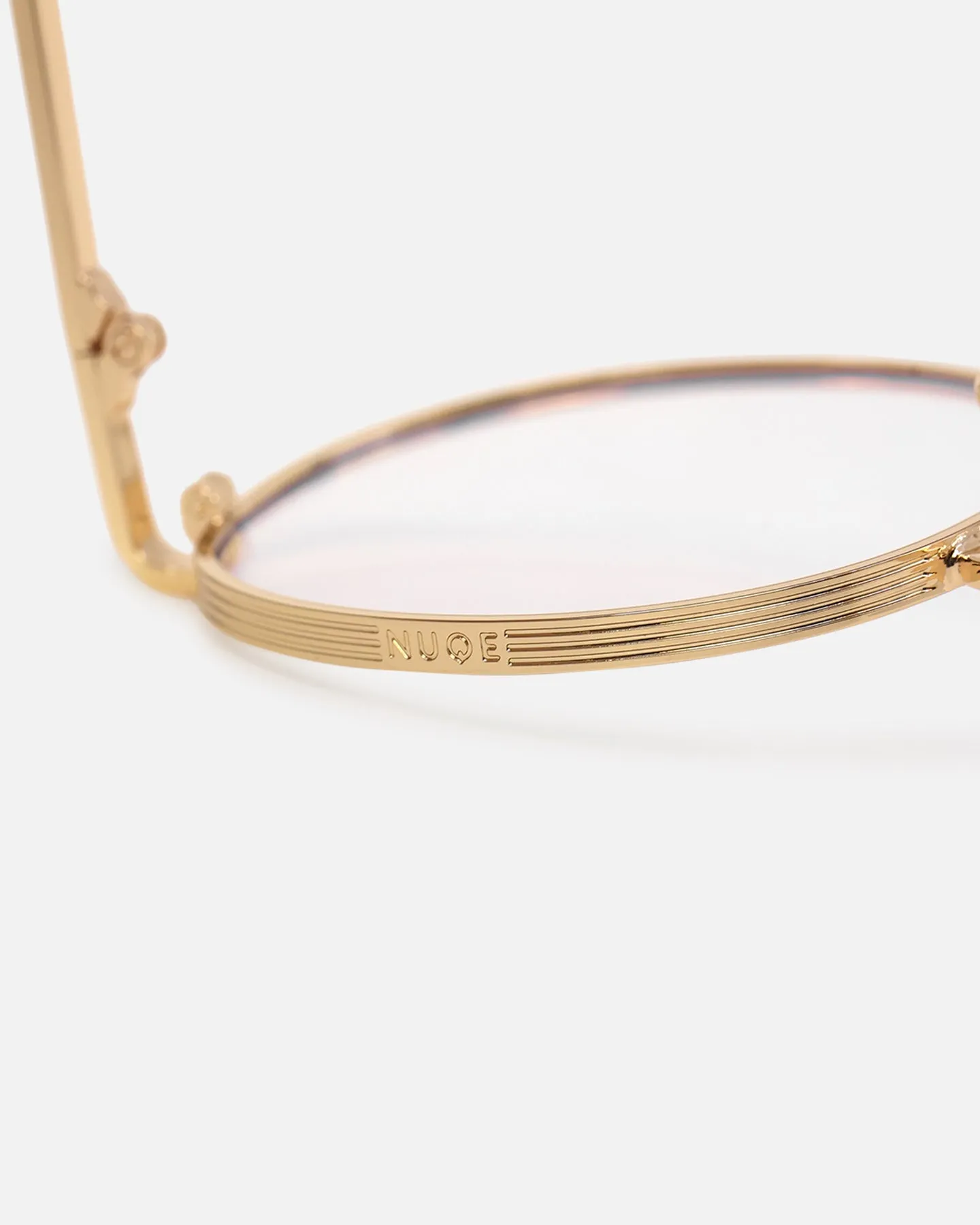 NUQE Liden Glasses Gold/Bluelight sold by Culture Kings product image thumbnail 5