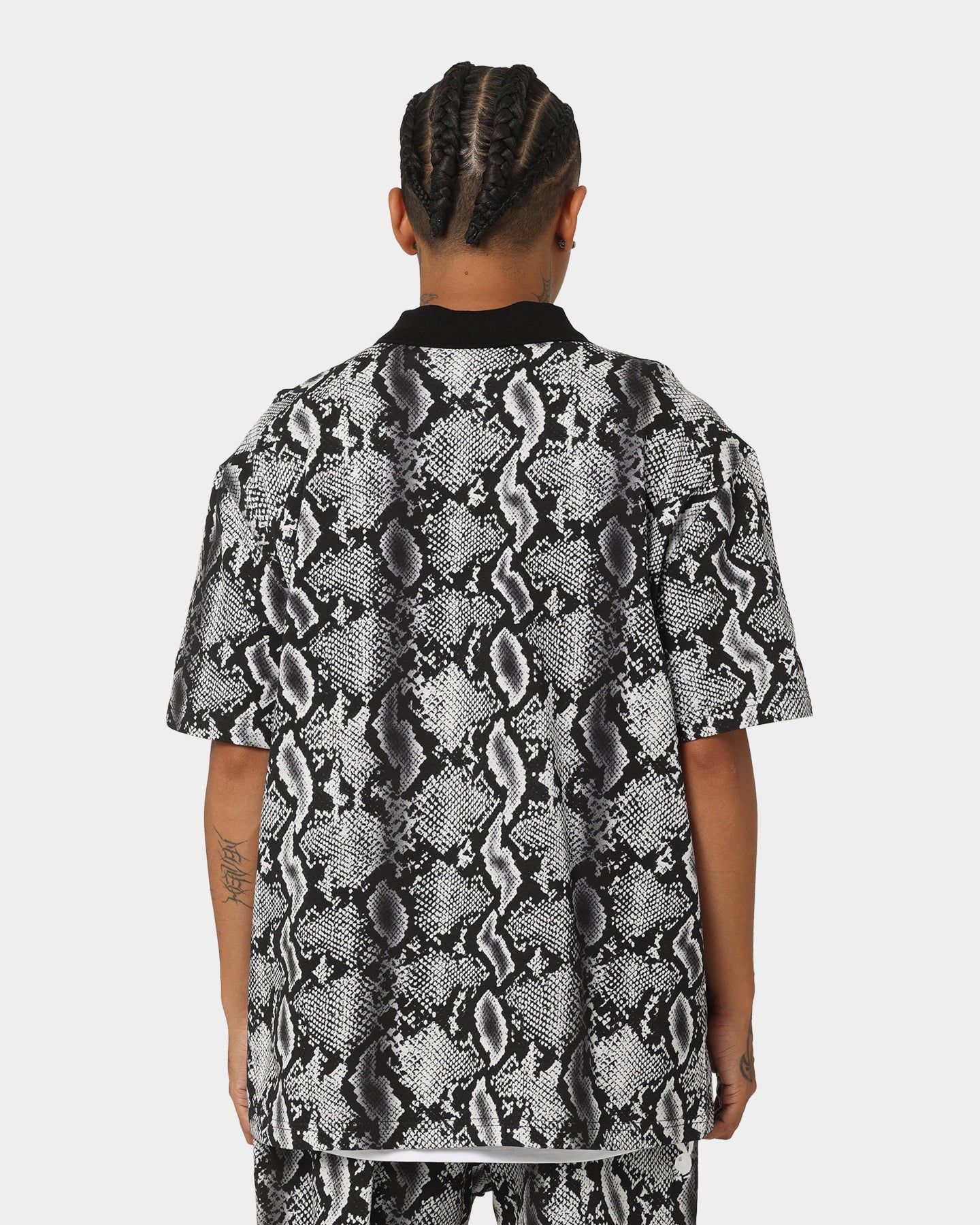 Playboy By CK Snake Polo Shirt Grey/Black sold by Culture Kings product image thumbnail 4