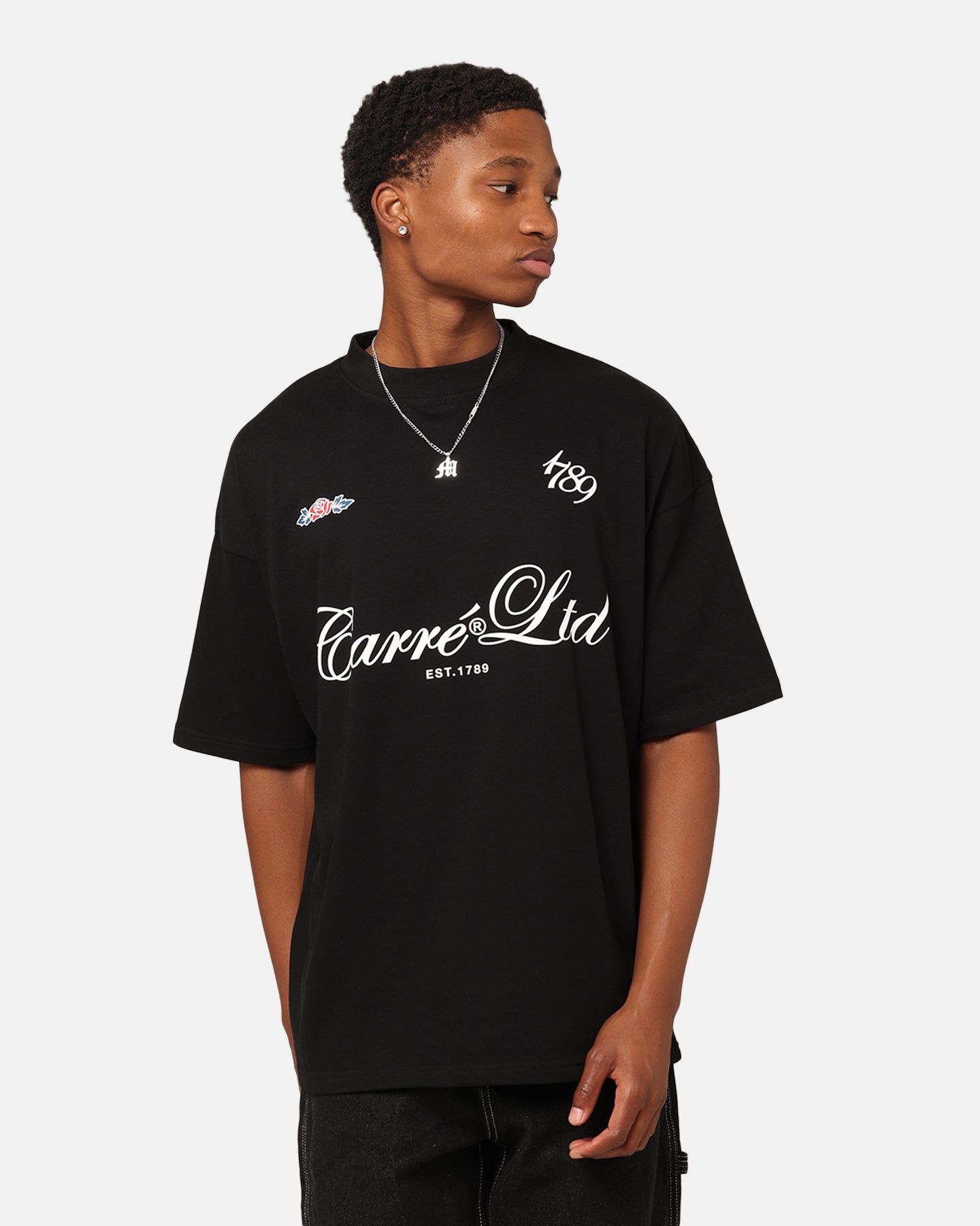 Carre Established T-Shirt Black sold by Culture Kings