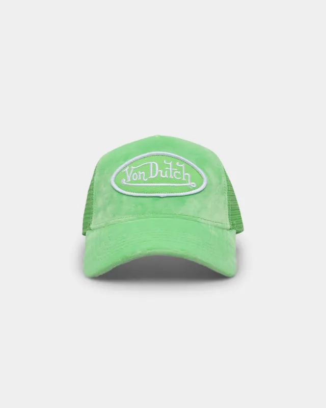 Von Dutch Lime Velvet Trucker Lime Velvet made by Culture Kings