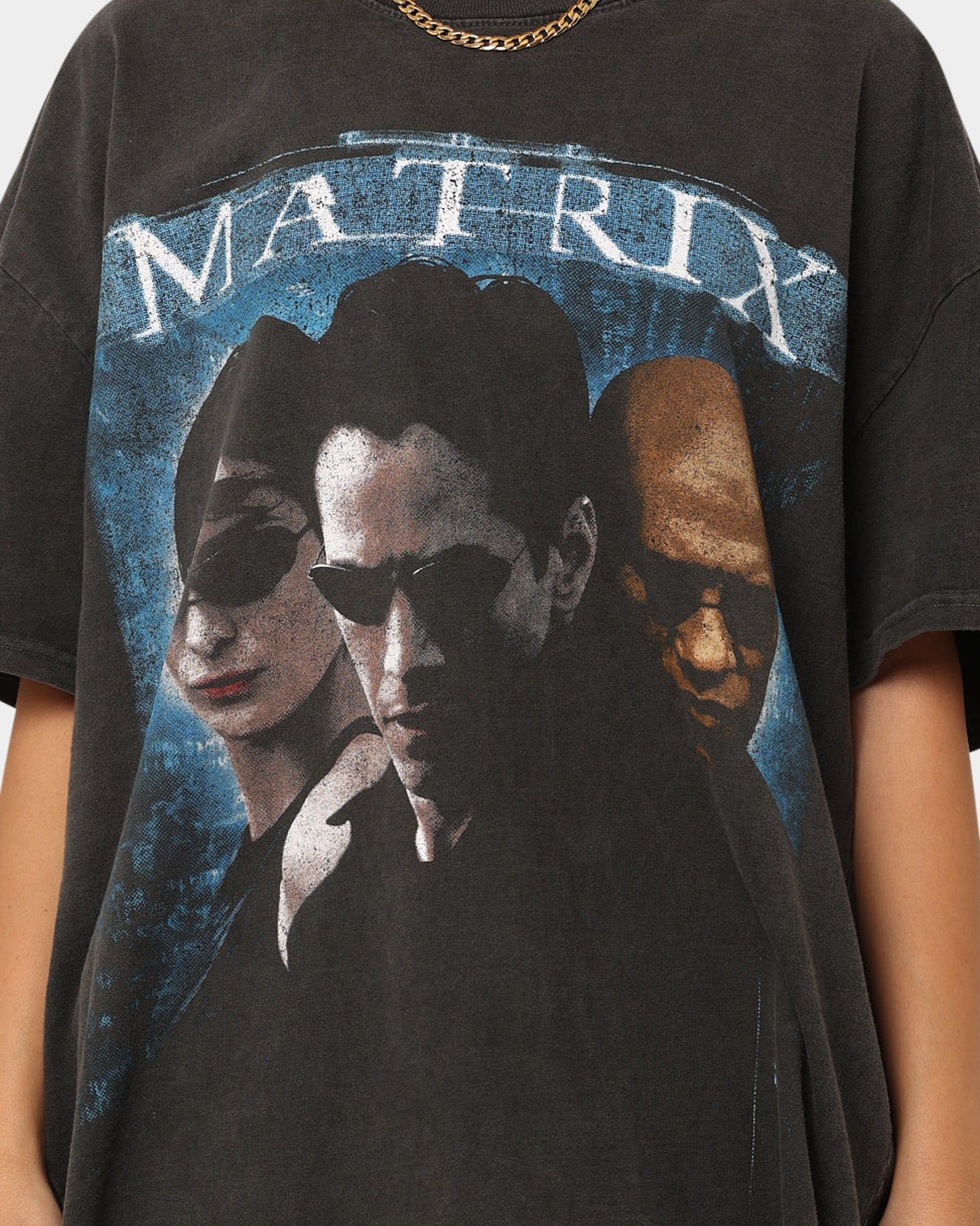 American Thrift X The Matrix Heavyweight Vintage T-Shirt Black Wash sold by Culture Kings product image thumbnail 4