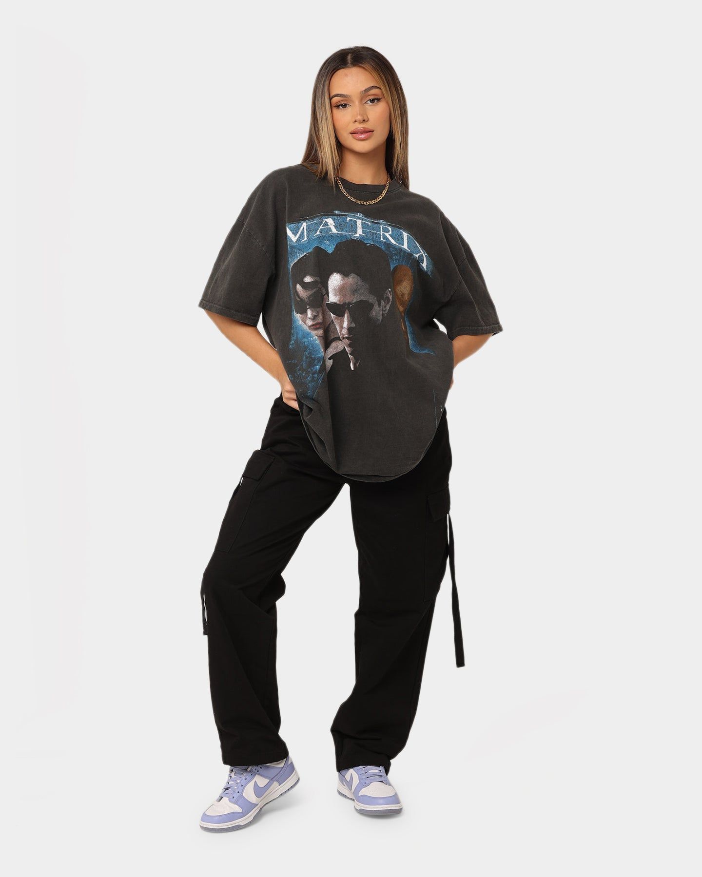 American Thrift X The Matrix Heavyweight Vintage T-Shirt Black Wash sold by Culture Kings product image thumbnail 3