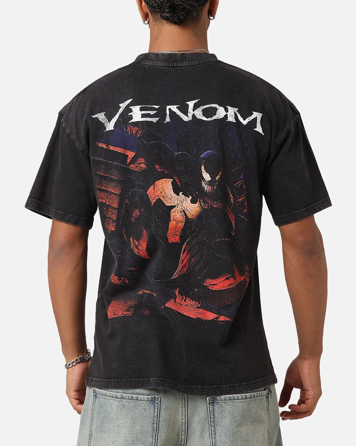 Goat Crew Marvel Spider-Man Y2K Venom The Host Vintage T-Shirt Black Acidwash sold by Culture Kings product image thumbnail 2