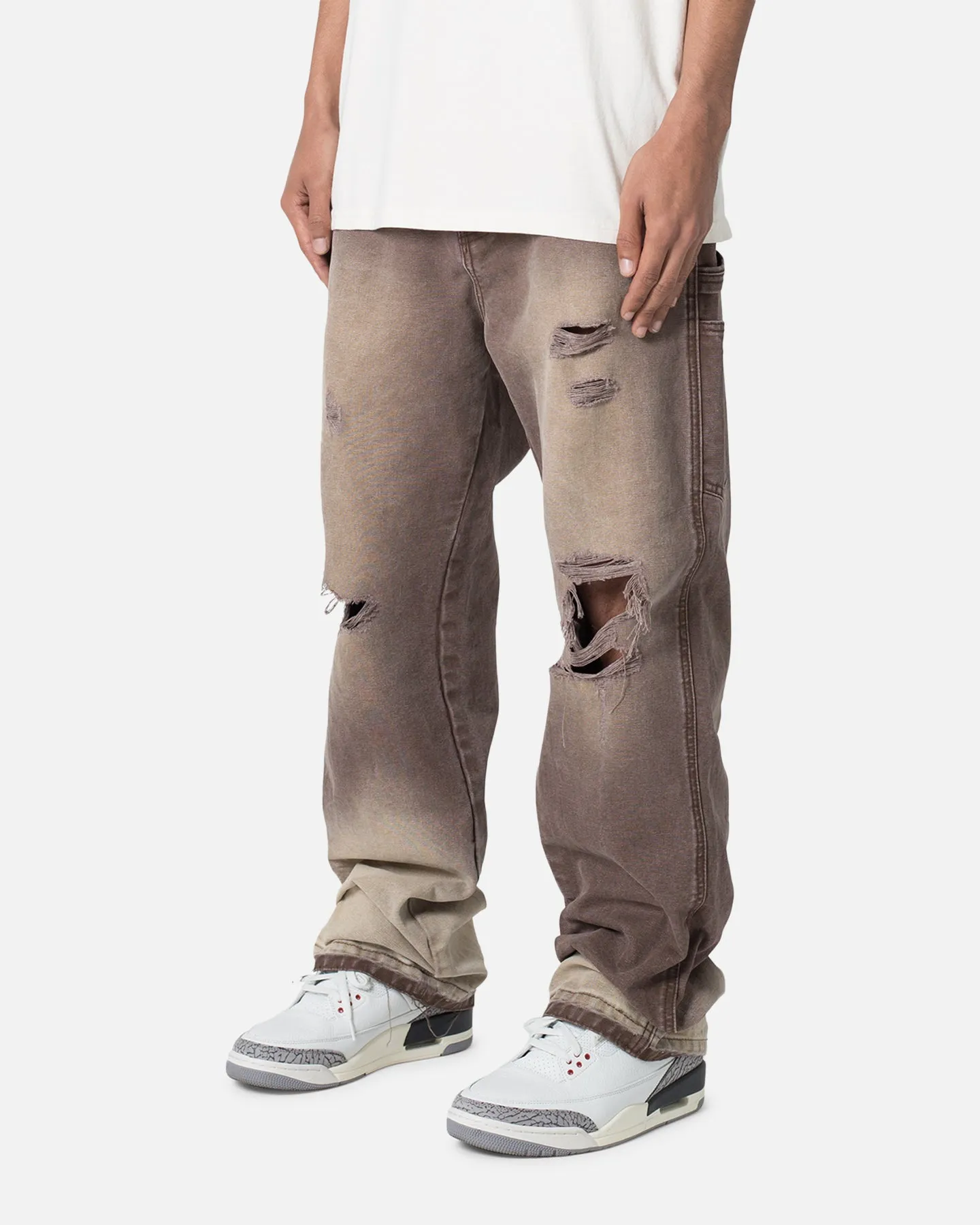 MNML Ultra Baggy Work Denim Pants Brown sold by Culture Kings product image thumbnail 2