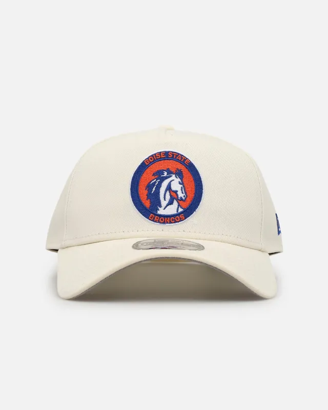 New Era Boise State Broncos 'Boise State University' 9FORTY A-Frame Snapback Chrome sold by Culture Kings