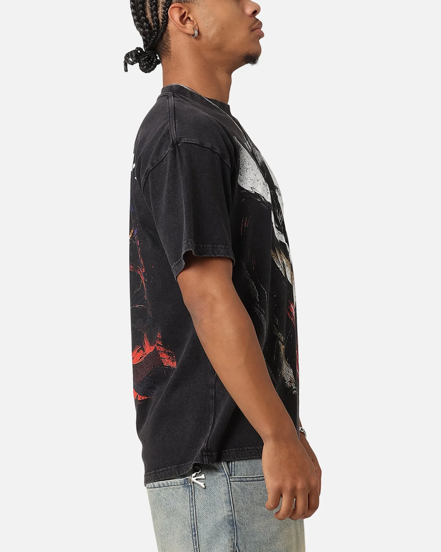 Goat Crew Marvel Spider-Man Y2K Venom The Host Vintage T-Shirt Black Acidwash sold by Culture Kings product image thumbnail 5