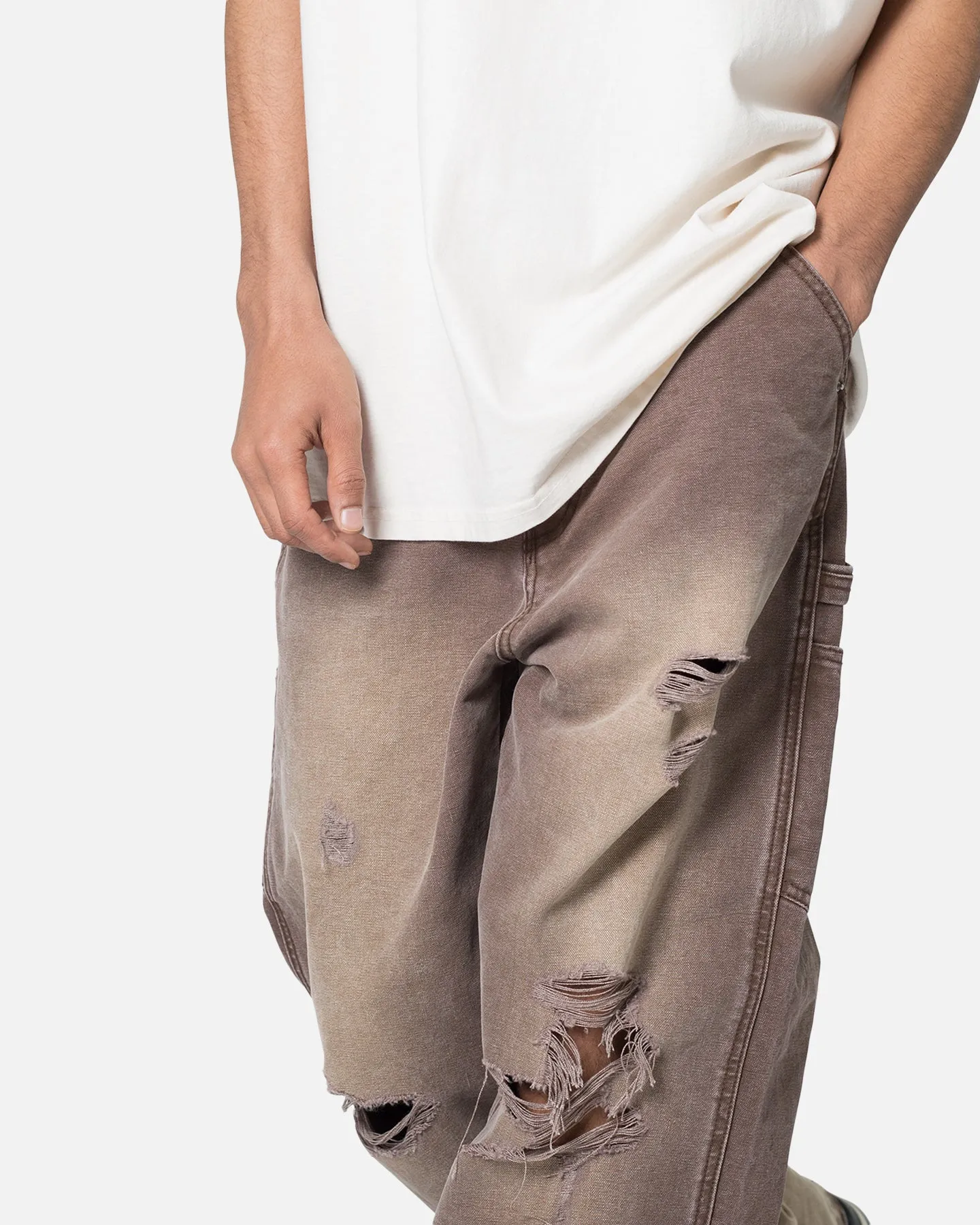 MNML Ultra Baggy Work Denim Pants Brown sold by Culture Kings product image thumbnail 5