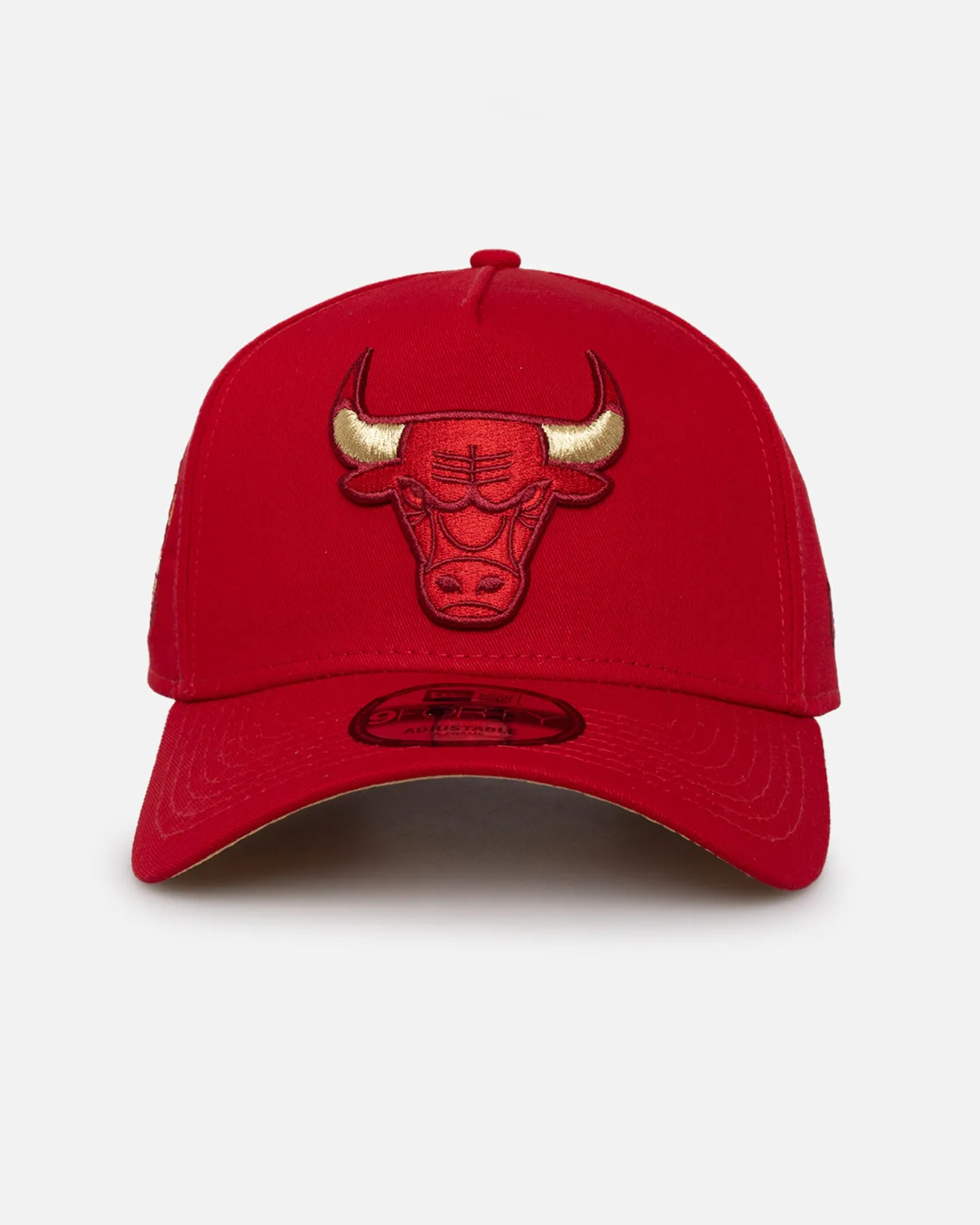 New Era Chicago Bulls 'Dragon Collection Lunar New Year' 9FORTY A-Frame Snapback Scarlet/Gold sold by Culture Kings