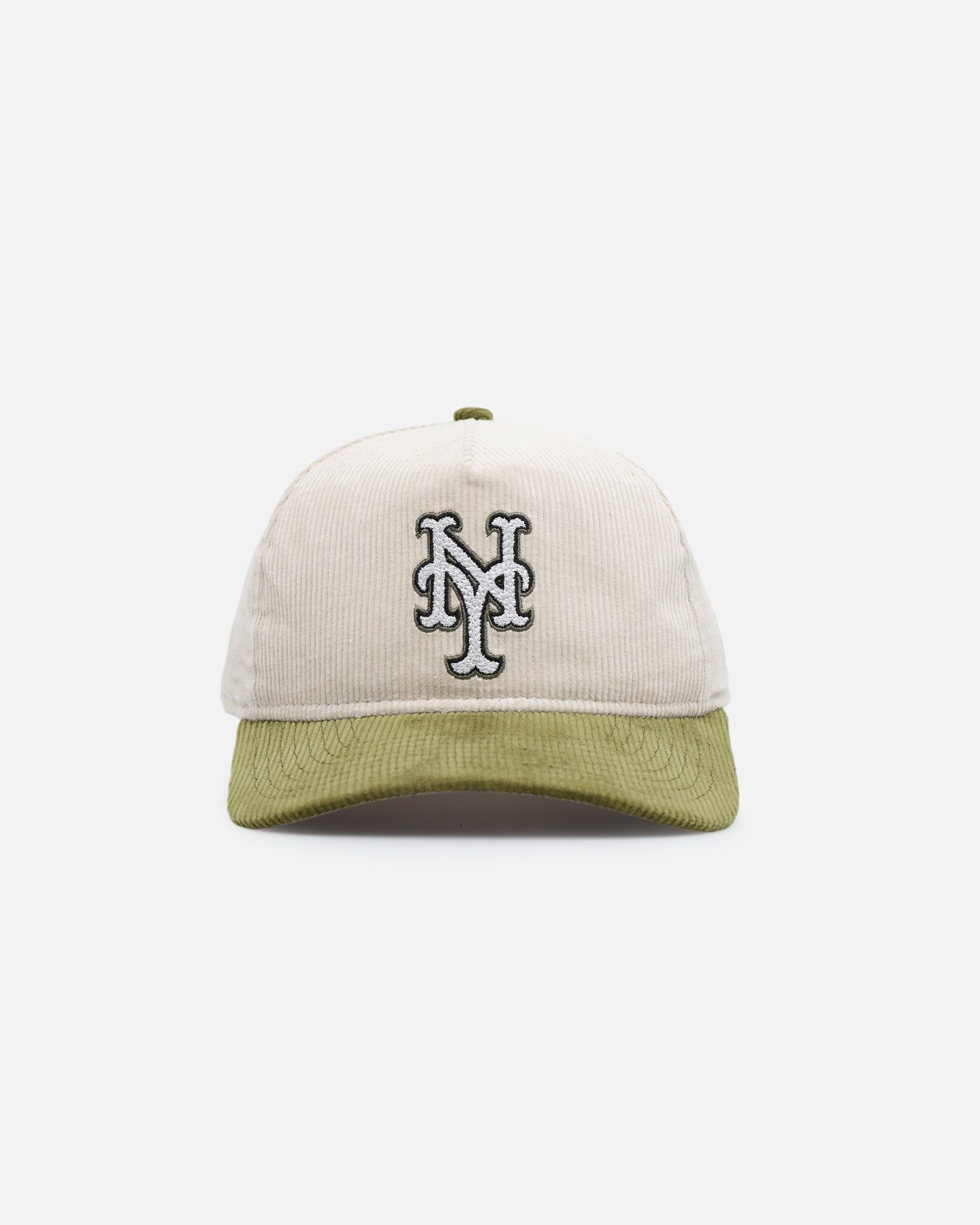 New Era New York Mets 'Dusty Olive Corduroy' Golfer Pre-Curved Snapback Green Med sold by Culture Kings product image thumbnail 5