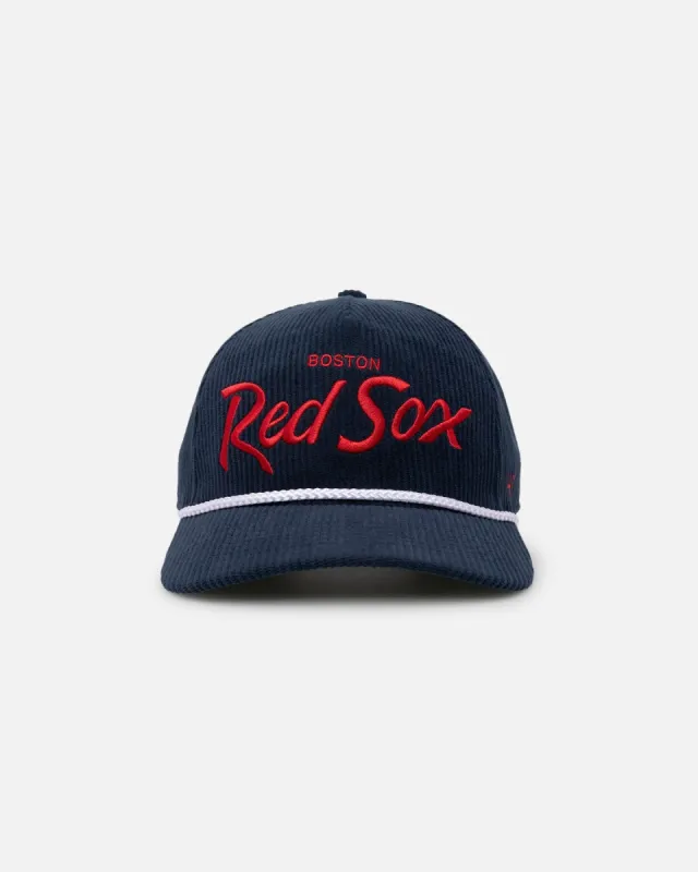 47 Brand Boston Red Sox 'MLB Opening Day' Corduroy Crossrope Hitch Snapback Navy sold by Culture Kings