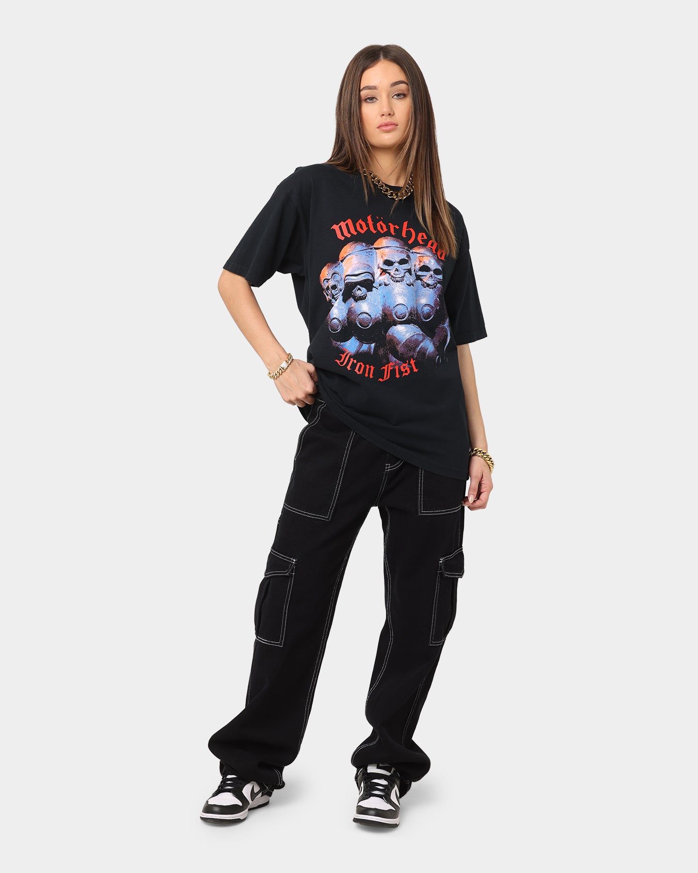 Obey Motorhead Iron Fist T-Shirt Off Black sold by Culture Kings product image thumbnail 8