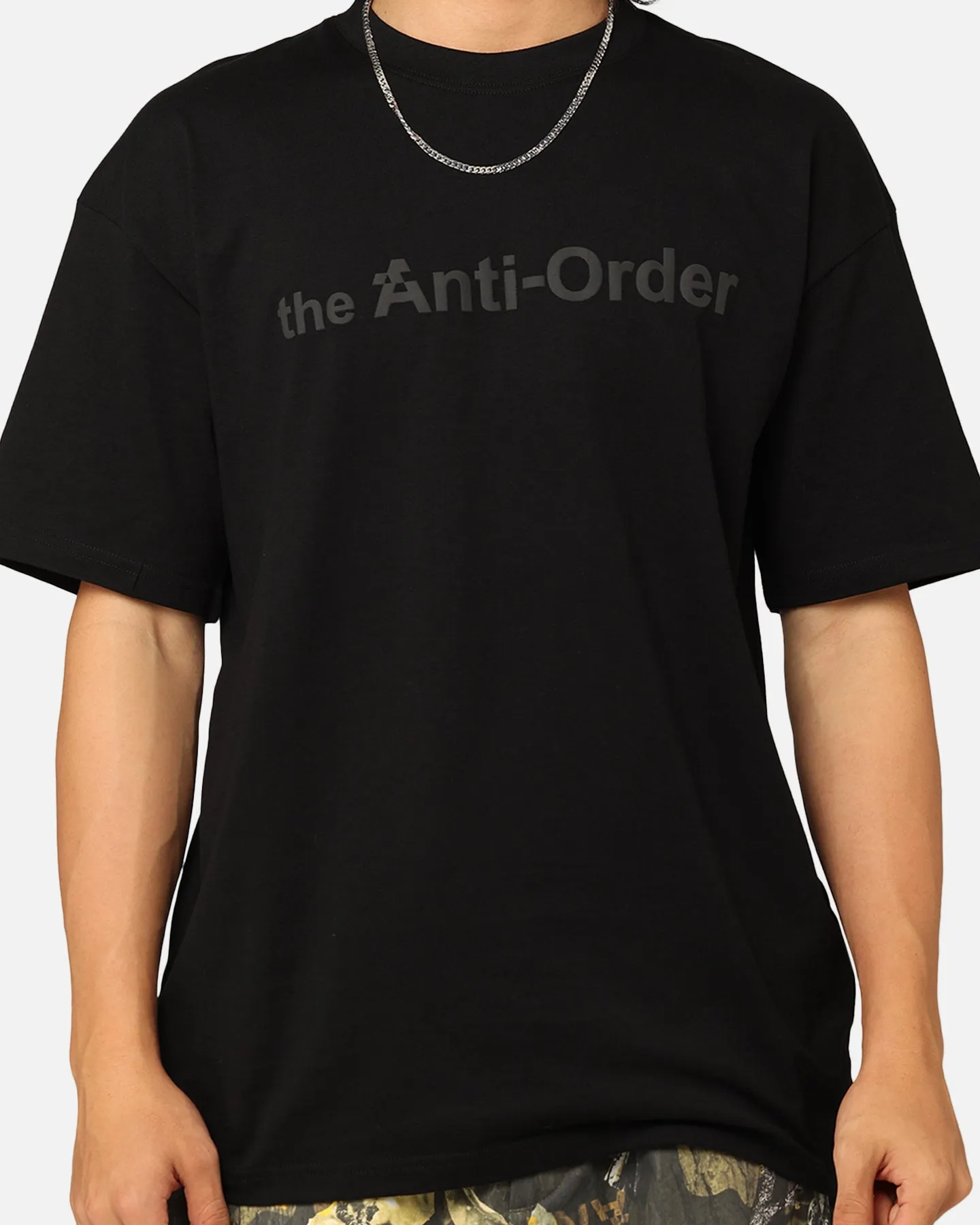 The Anti Order Logo T-Shirt Black sold by Culture Kings product image thumbnail 3