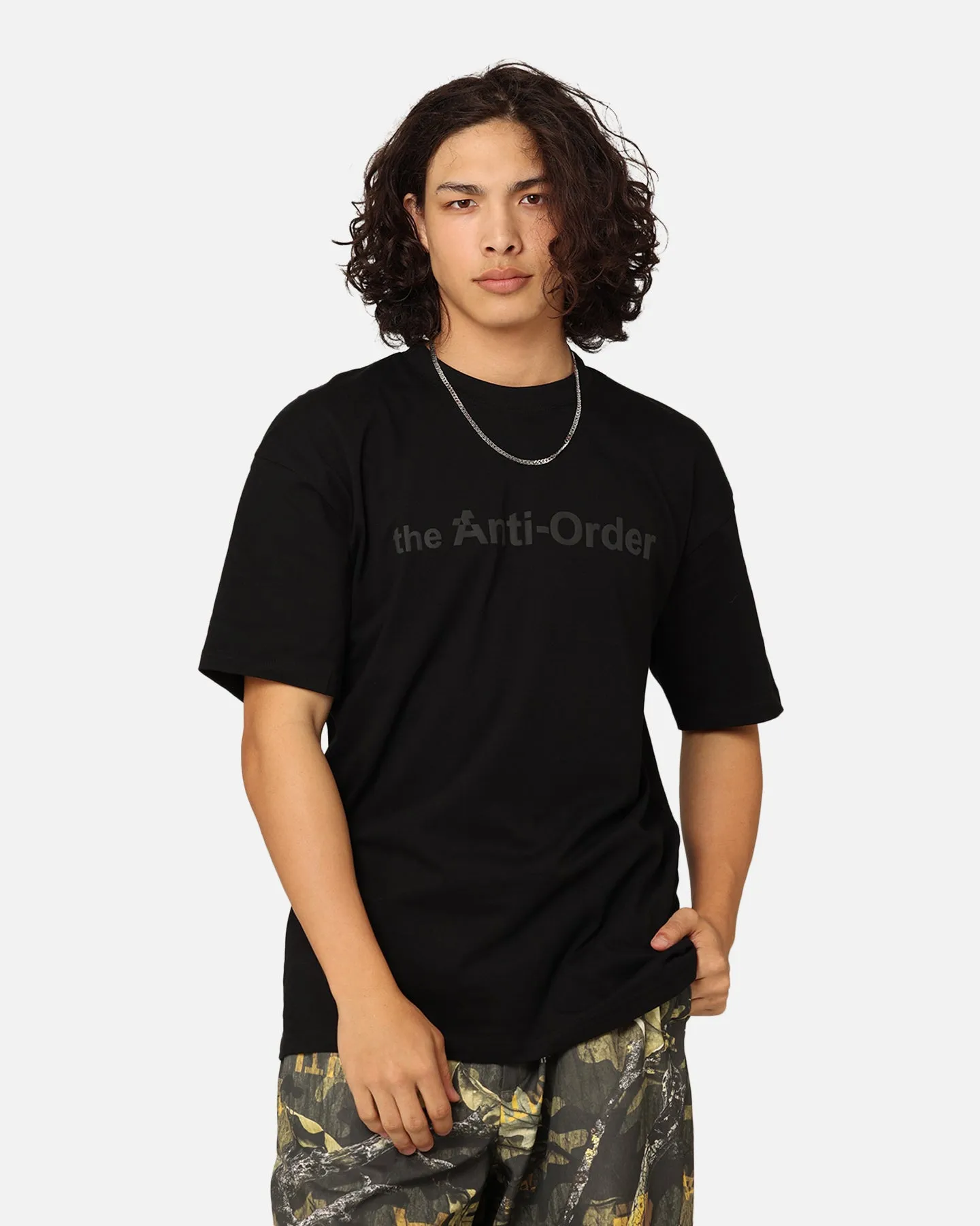 The Anti Order Logo T-Shirt Black sold by Culture Kings