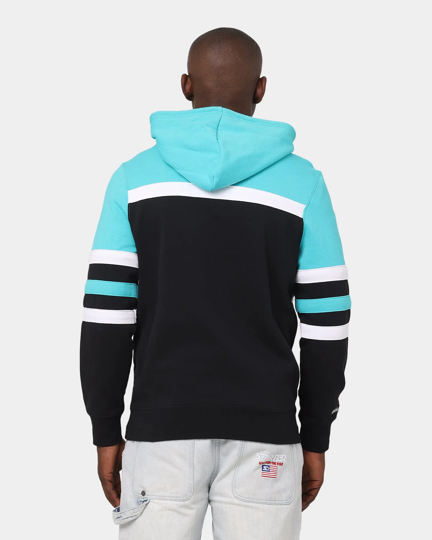 Mitchell & Ness San Antonio Spurs Head Coach Hoodie Teal sold by Culture Kings product image thumbnail 4