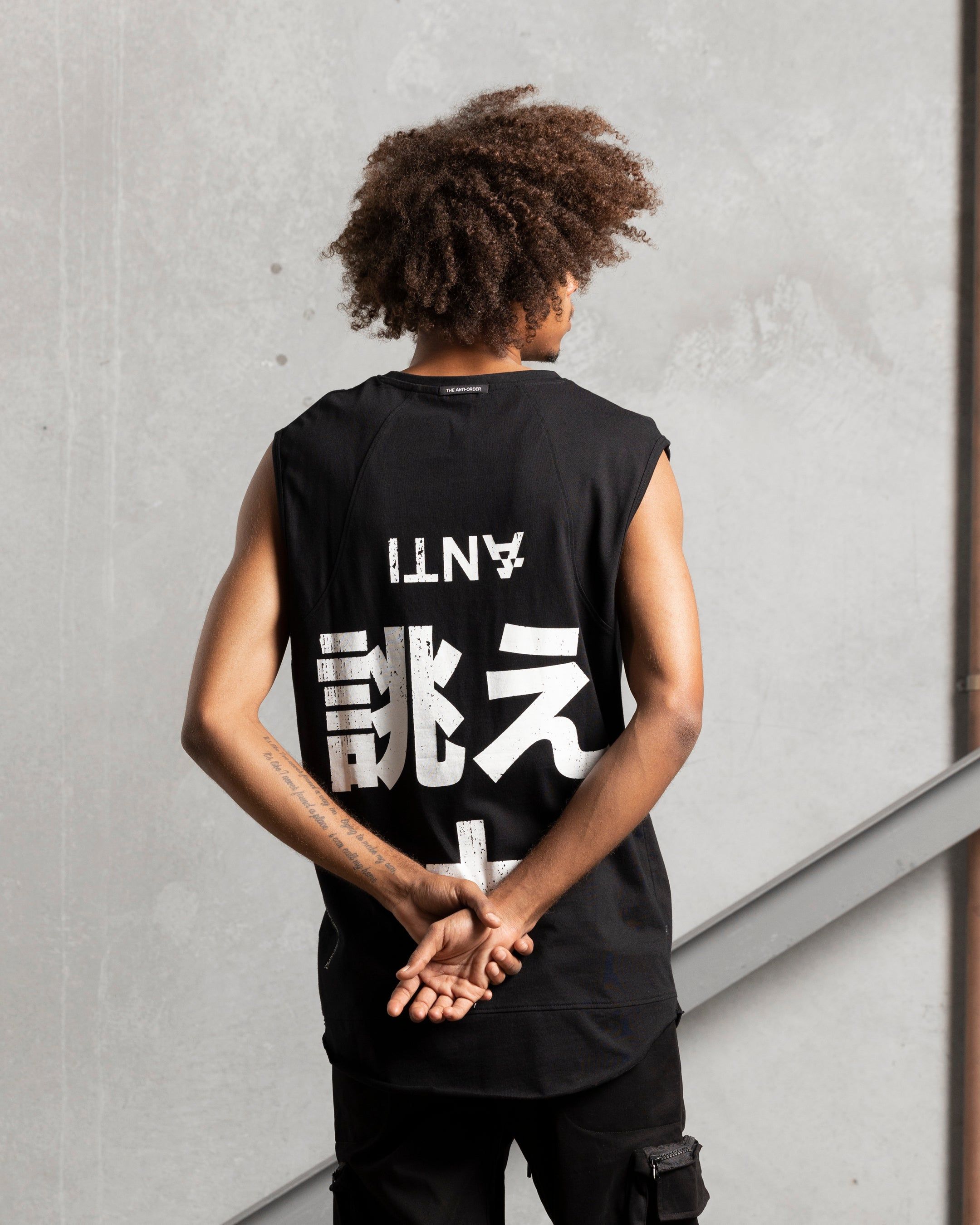 The Anti Order Kung Fu Panelled Singlet Black sold by Culture Kings product image thumbnail 2