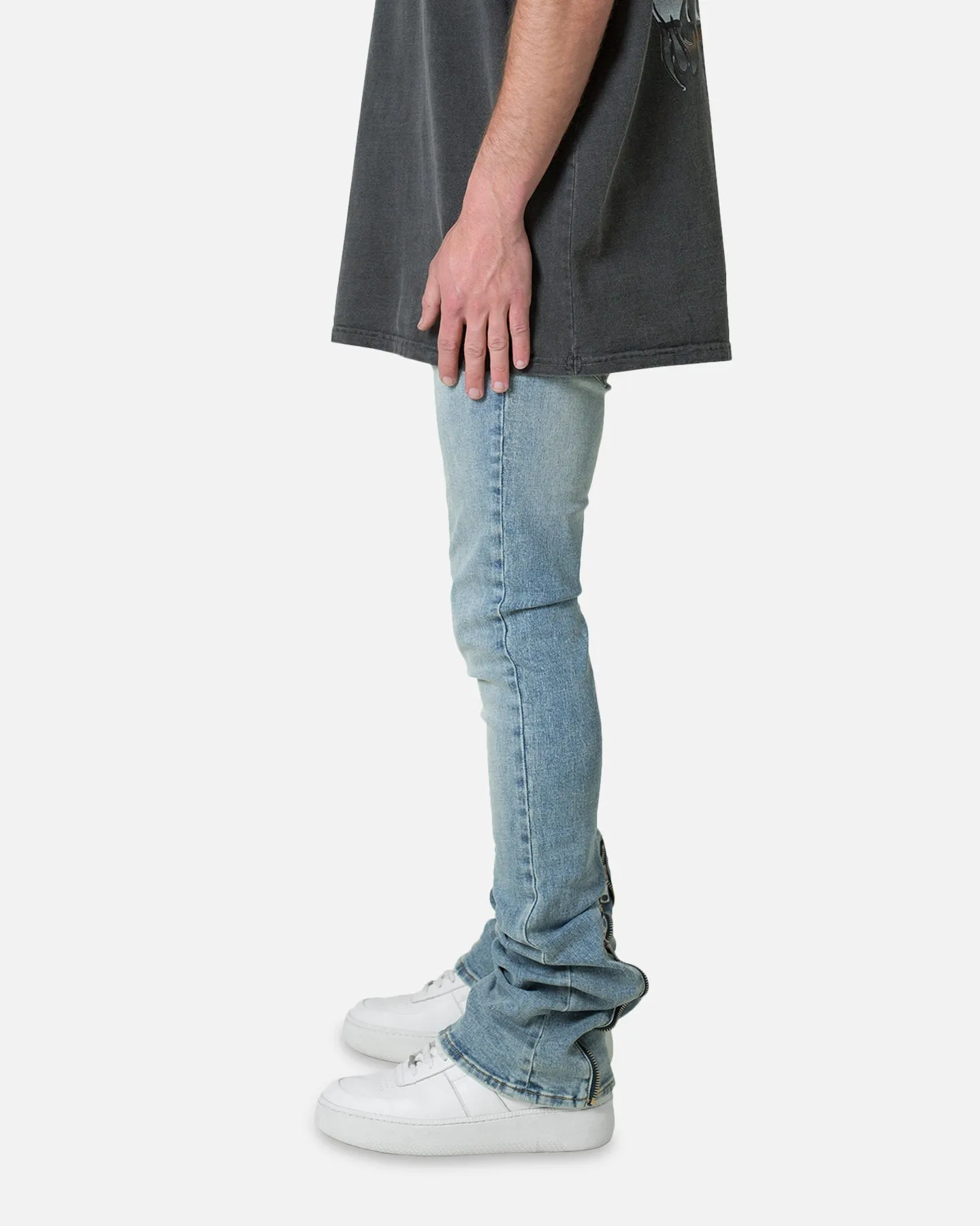 MNML X491 Convertible Skinny Denim Jeans Washed Blue sold by Culture Kings product image thumbnail 3