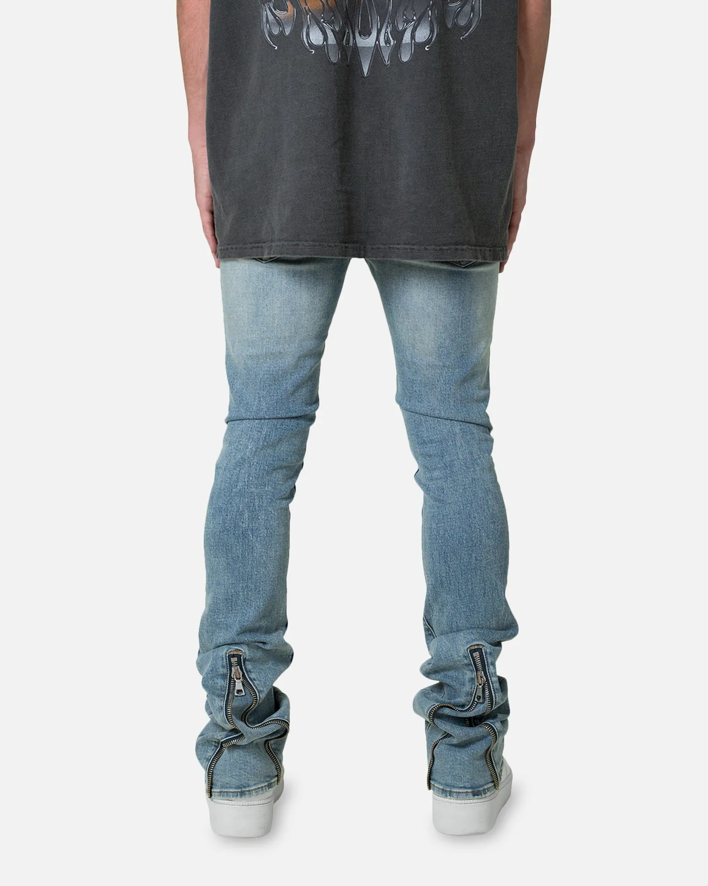 MNML X491 Convertible Skinny Denim Jeans Washed Blue sold by Culture Kings product image thumbnail 4