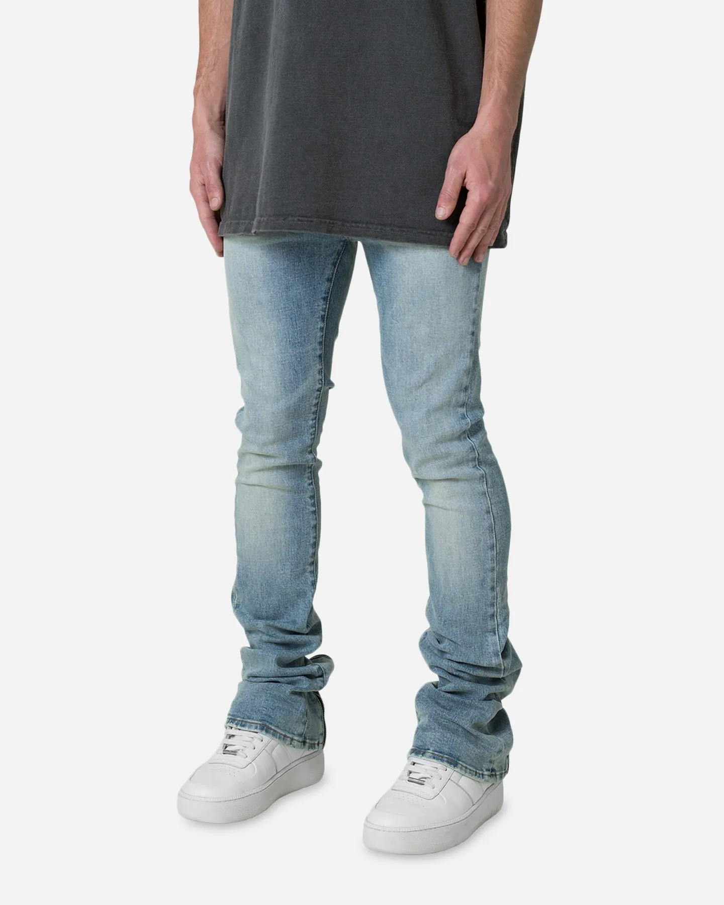 MNML X491 Convertible Skinny Denim Jeans Washed Blue sold by Culture Kings product image thumbnail 2