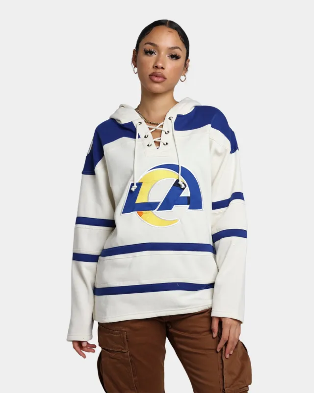 47 Brand Los Angeles Rams Superior Lacer Hoodie Cream sold by Culture Kings