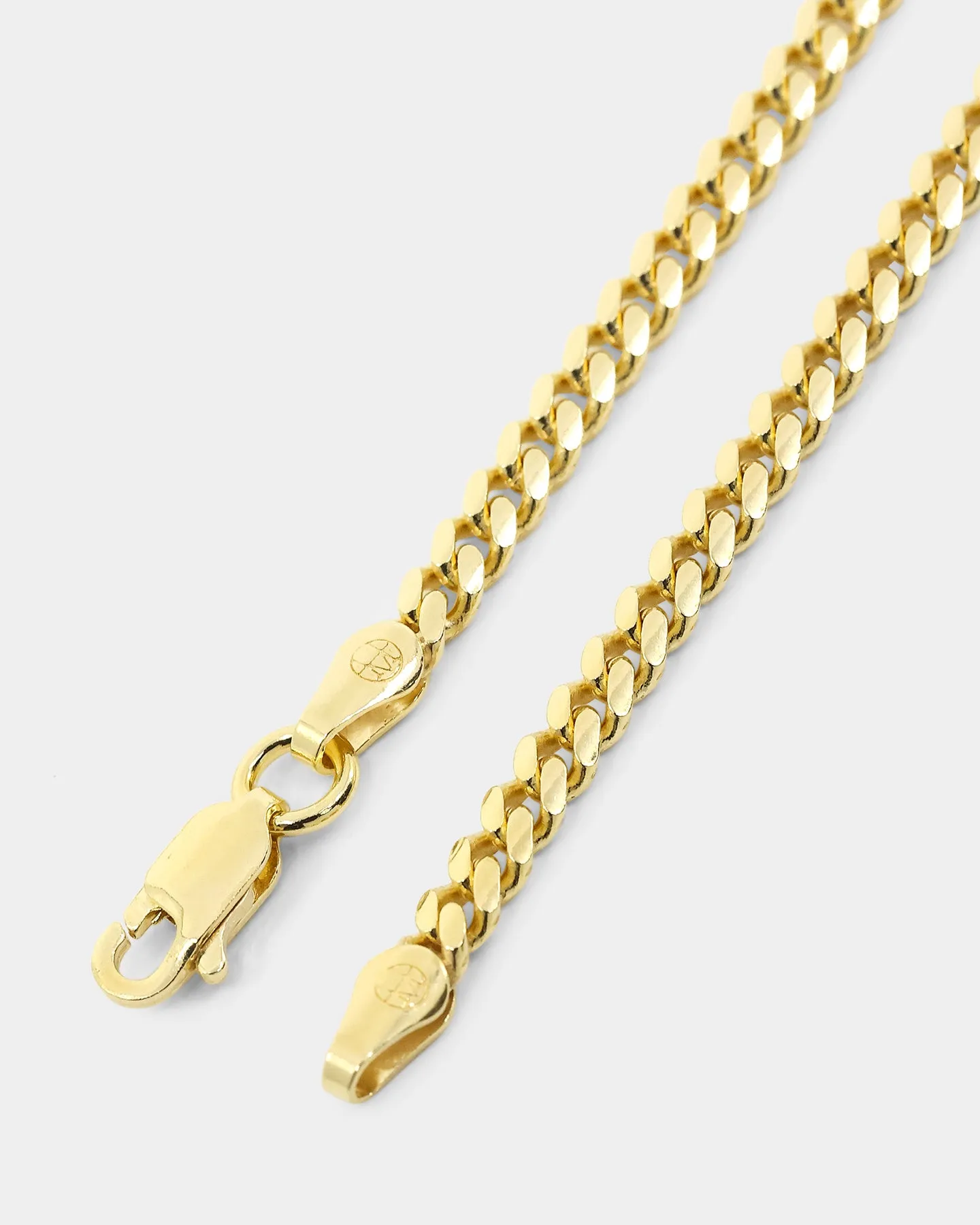 House Of Auric 3mm Cuban Link Bracelet 18k Gold Vermeil sold by Culture Kings product image thumbnail 4
