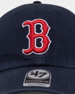 47 Brand Men's Boston Red Sox Clean Up Strapback Navy sold by Culture Kings