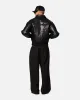 Loiter Atmosphere PU Leather Bomber Jacket Black sold by Culture Kings