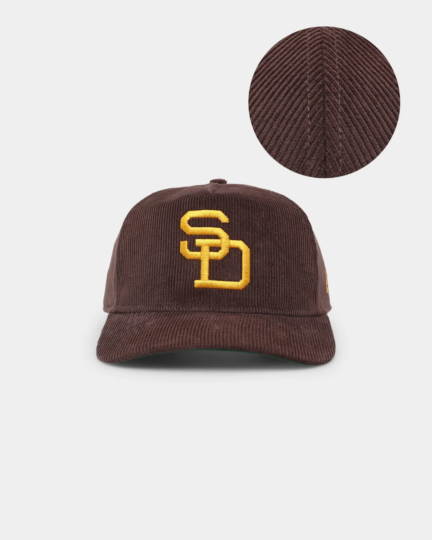 New Era San Diego Padres 'Throwback Corduroy' Golfer Snapback Dark Brown sold by Culture Kings