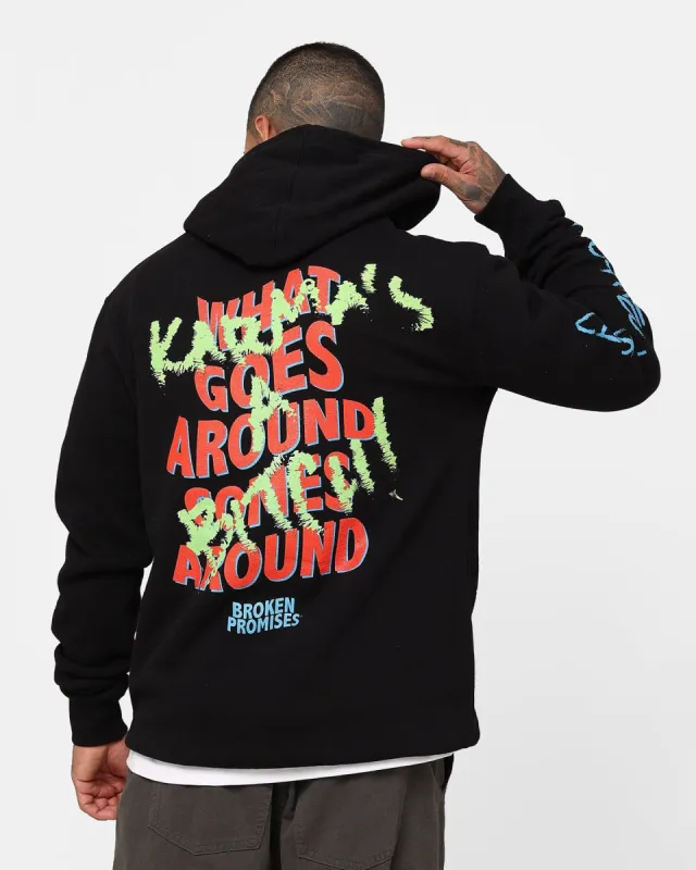 Broken Promises Karma Hoodie Black sold by Culture Kings
