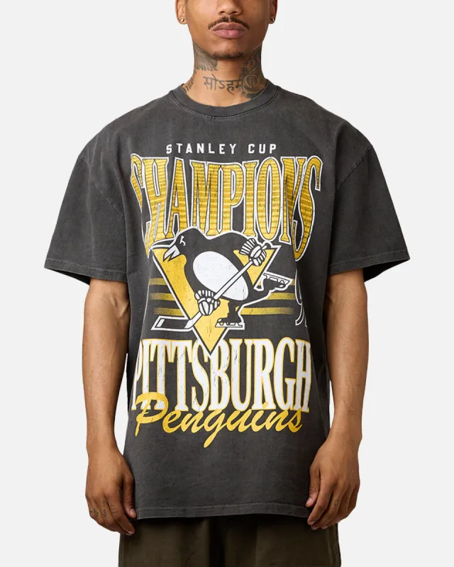 Culture Kings Pittsburgh Penguins 1991 Champ Heavyweight T-Shirt Black Wash sold by Culture Kings