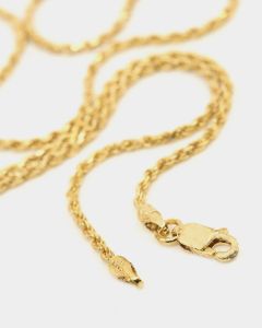 House Of Auric Rope 2mm 24" Chain 18k Gold Vermeil sold by Culture Kings