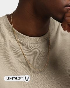 House Of Auric Rope 2mm 24" Chain 18k Gold Vermeil sold by Culture Kings