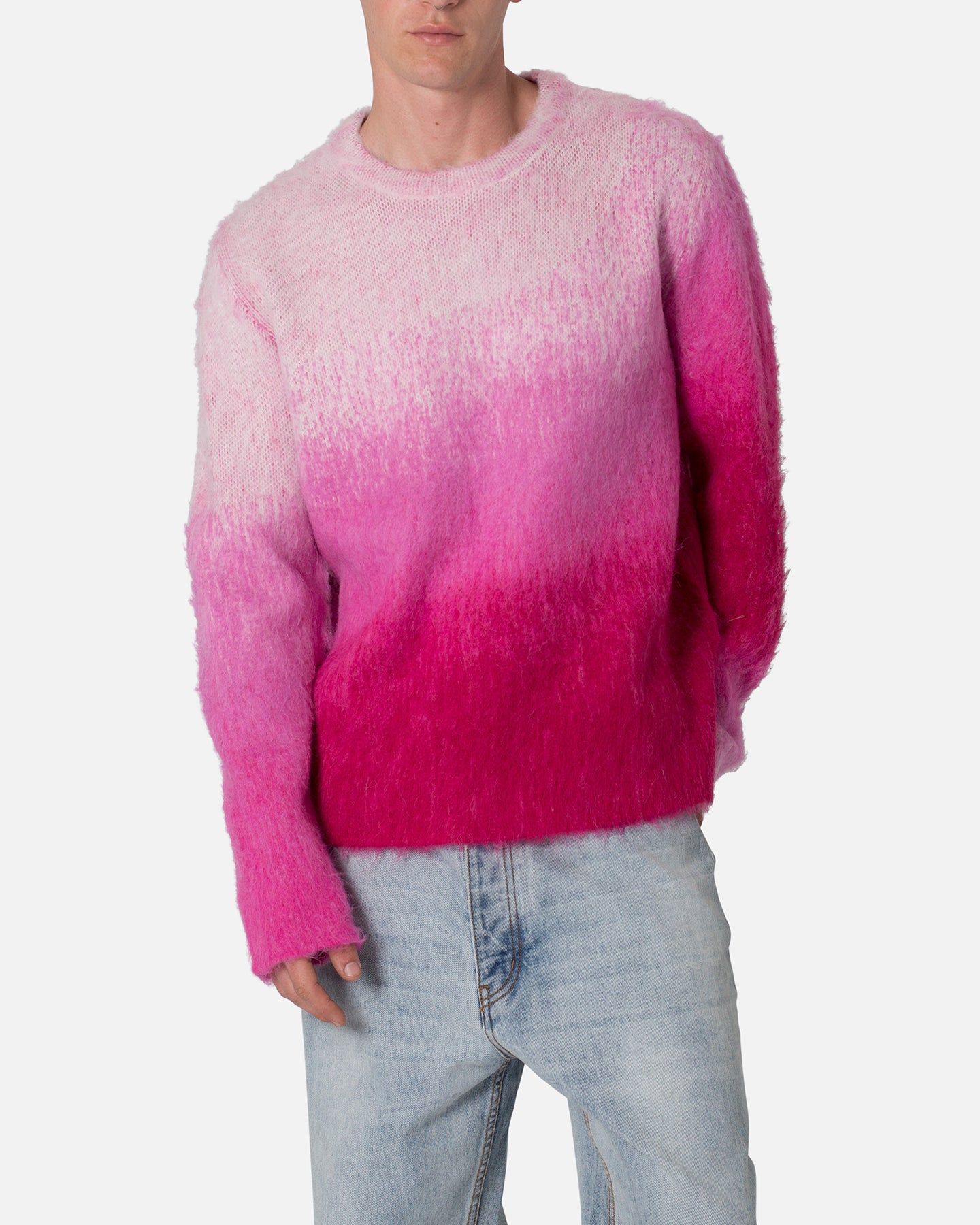 MNML Brushed Gradient Sweater Pink sold by Culture Kings product image thumbnail 5