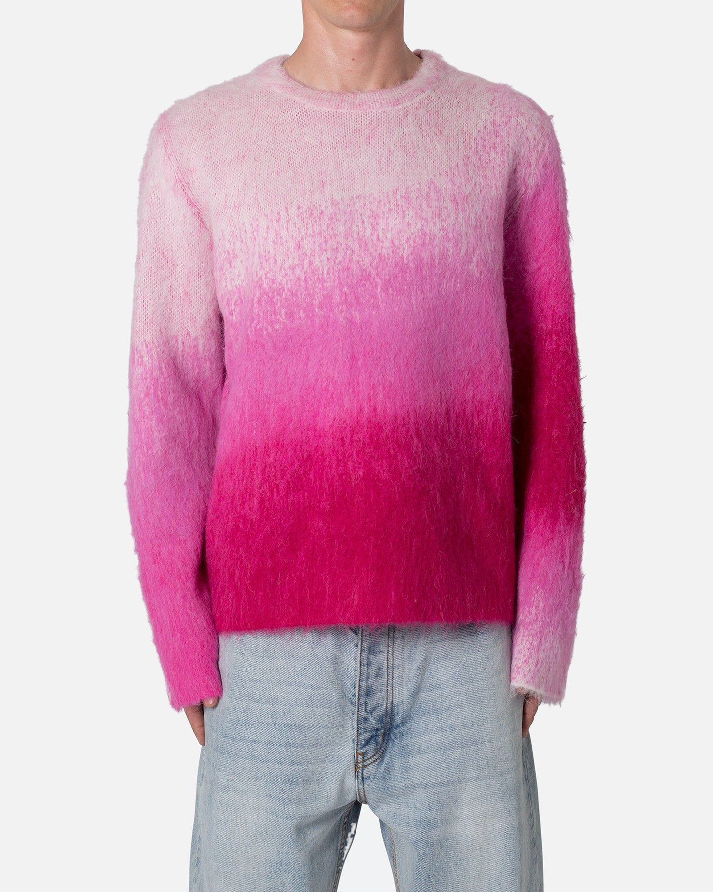 MNML Brushed Gradient Sweater Pink sold by Culture Kings