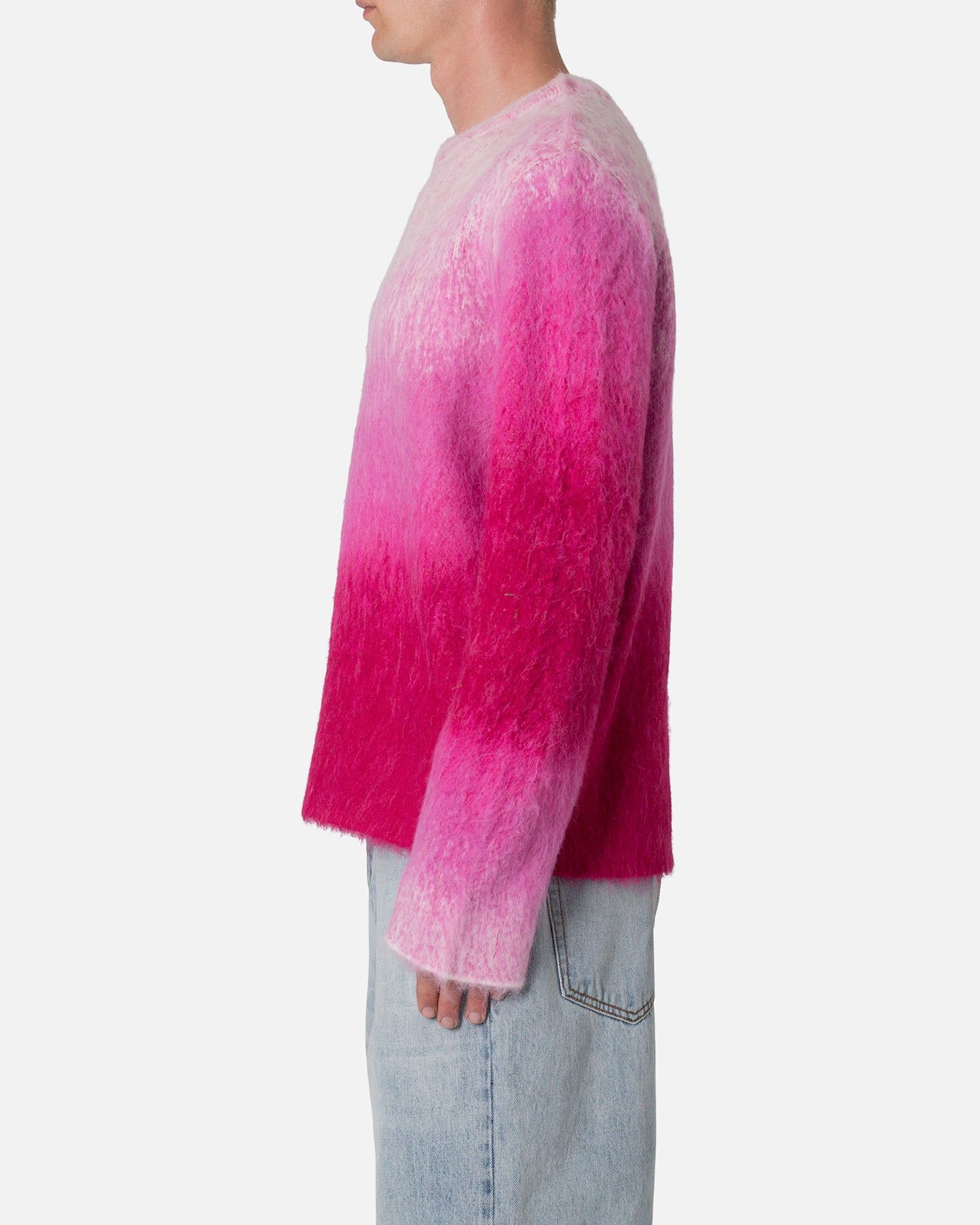MNML Brushed Gradient Sweater Pink sold by Culture Kings product image thumbnail 3
