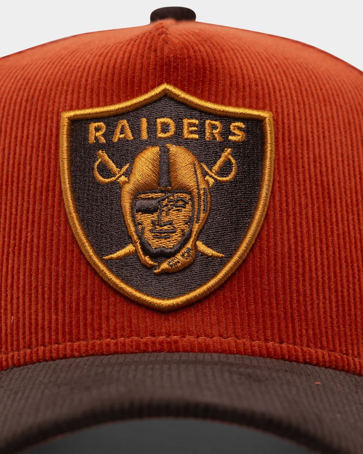 New Era Oakland Raiders 'Pumpkin Spice Corduroy' 9FORTY A-Frame Snapback Copper/Brown sold by Culture Kings product image thumbnail 5