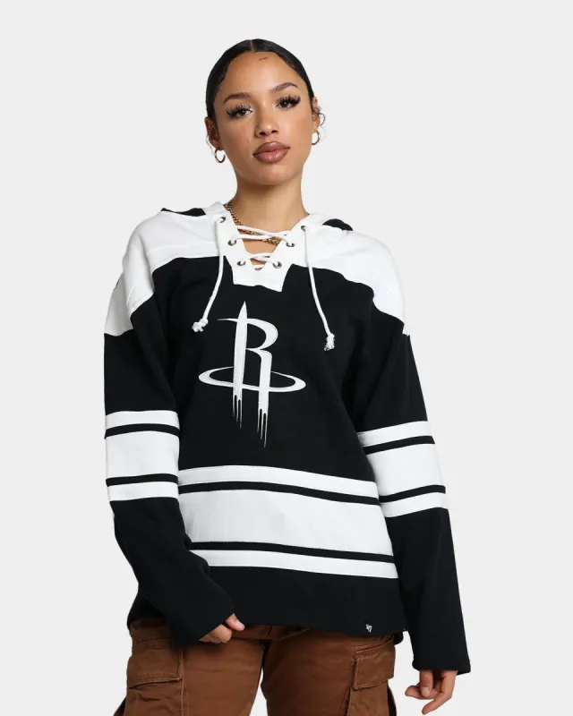 47 Brand Houston Rockets Superior Lacer Hoodie Jet Black sold by Culture Kings