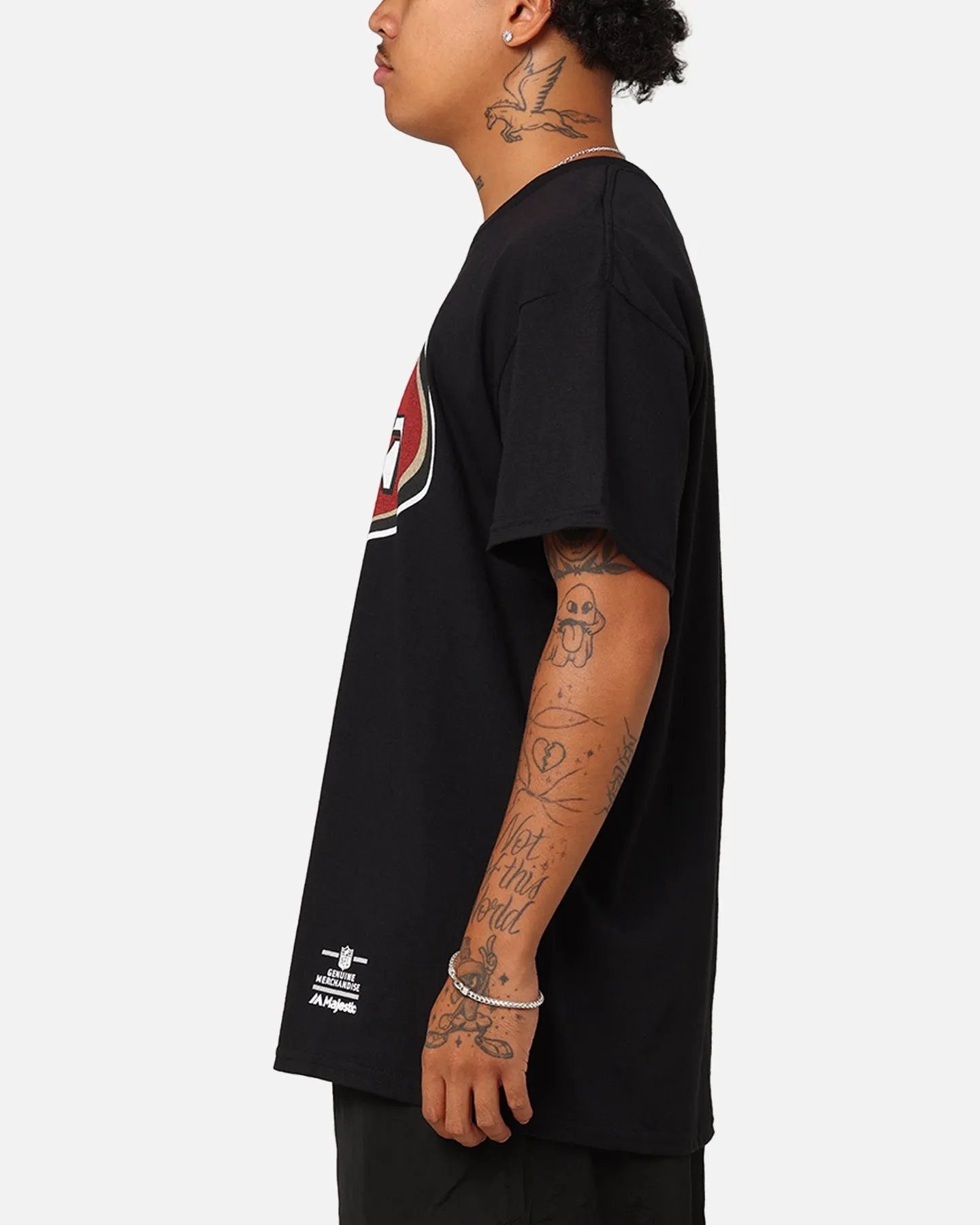 Majestic Athletic San Francisco 49ers Team Crest T-Shirt Black sold by Culture Kings product image thumbnail 5